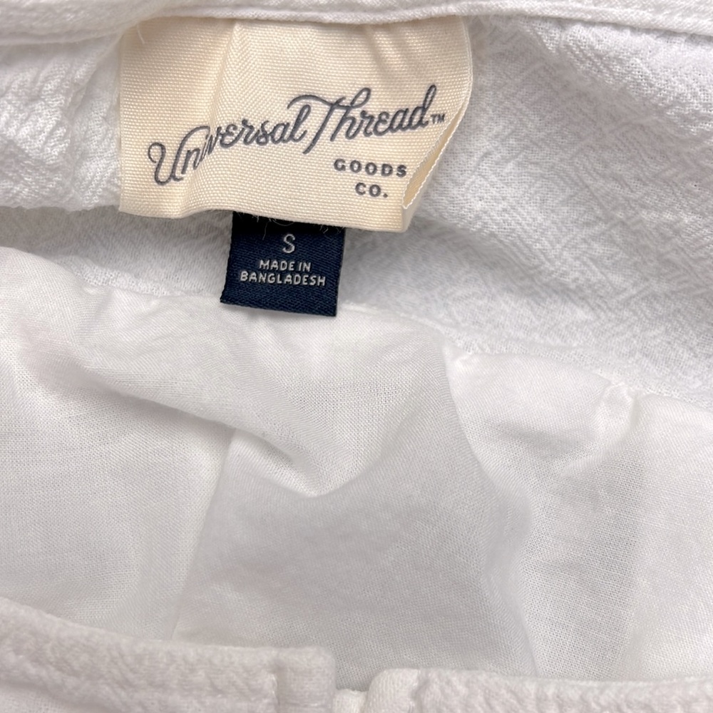 Universal Thread Cream Ruffled Midi Dress - Picture 3 of 4